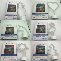 LÁMPARA NEON ANGEL LIGHT VARIEDAD FIGURAS