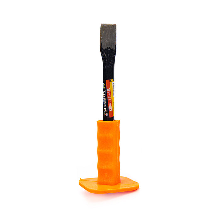 CINCEL SECURITY PLANO MANGO PLASTICO 250X16 MM (F. 24 PZA)