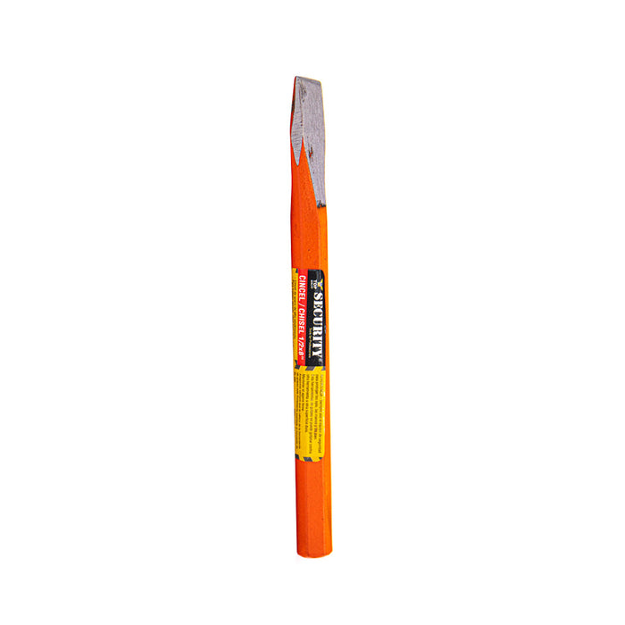 CINCEL PUNTA PLANA SECURITY 0.5X8plg. (F. 48 PZA)