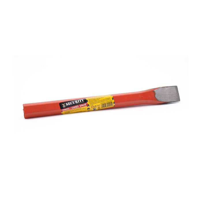 CINCEL PUNTA PLANA SECURITY 0.75plg.X10plg.(F. 48 PZA)