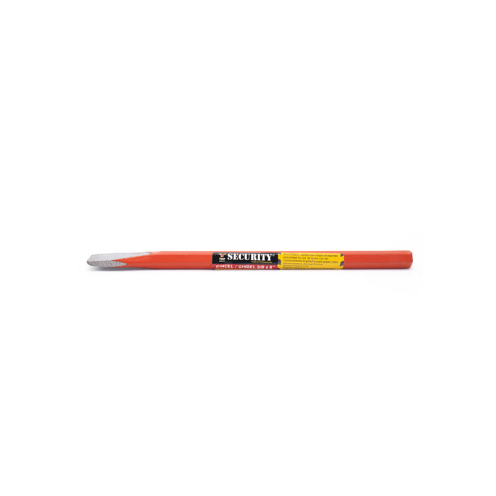 CINCEL SECURITY PUNTA PLANA 0.375X8plg. (F. 48 PZA)