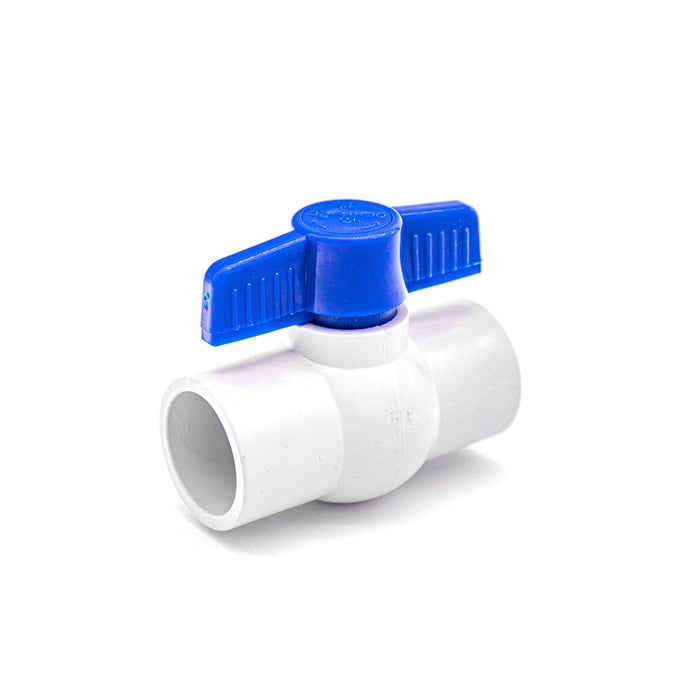 VALVULA DE BOLA 1plg. PVC GRIVEN (F. 100 PZA)