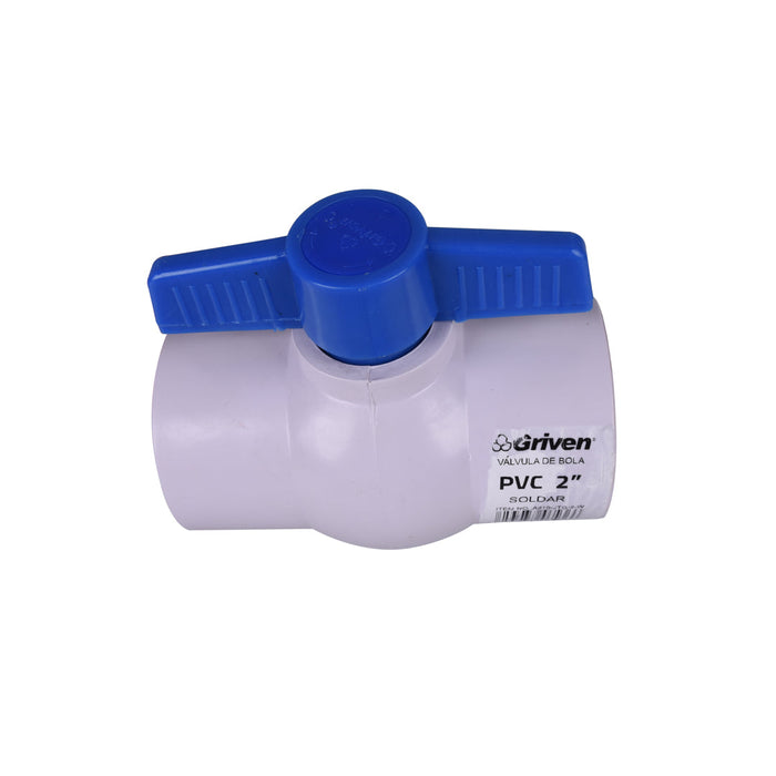 VALVULA DE BOLA 2plg. PVC GRIVEN SECURITY (F. 32 PZA)