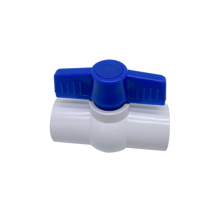 VALVULA DE BOLA 0.75plg. PVC GRIVEN (F. 200 PZA)