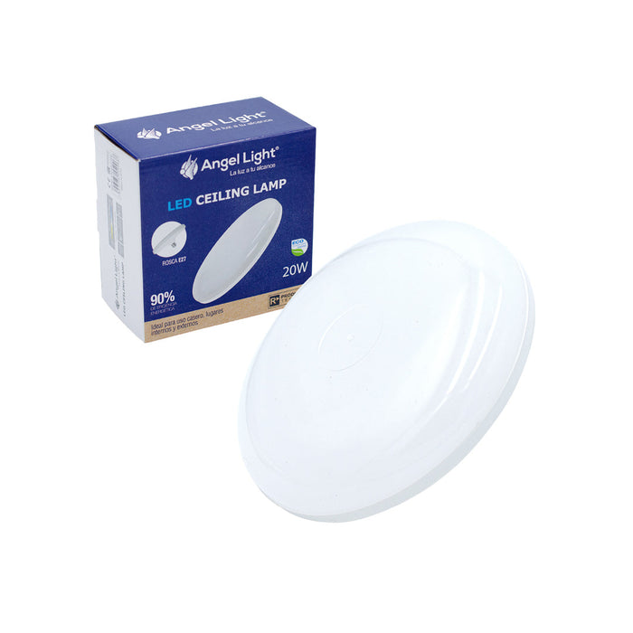 LAMPARA LED ANGEL LIGHT TIPO PLATILLO 20W (F. 48 PZA)