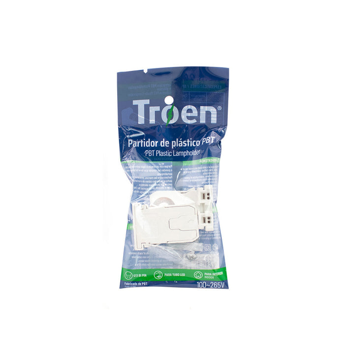 BASE TERMOPLASTICA TROEN PARA LUZ LED TIPO CANDELA 100-265V