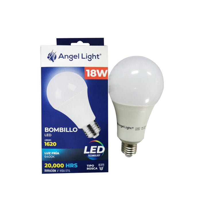 BOMBILLO LED ANGEL LIGHT 18W 16020 LUMENS (F. 50 PZA)