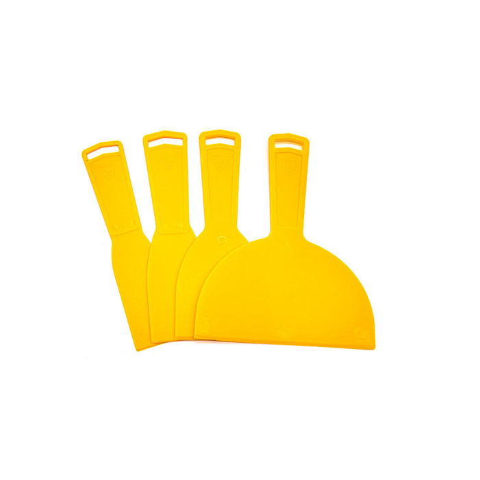 SET DE ESPATULAS 4 PIEZAS SECURITY SECURITY (F. 144 PZA)