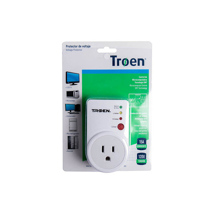 PROTECTOR DE VOLTAJE TROEN 120V 15A ( F.60 SETS )
