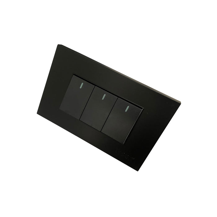 INTERRUPTOR TRIPLE TROEN 3 WAY NEGRO