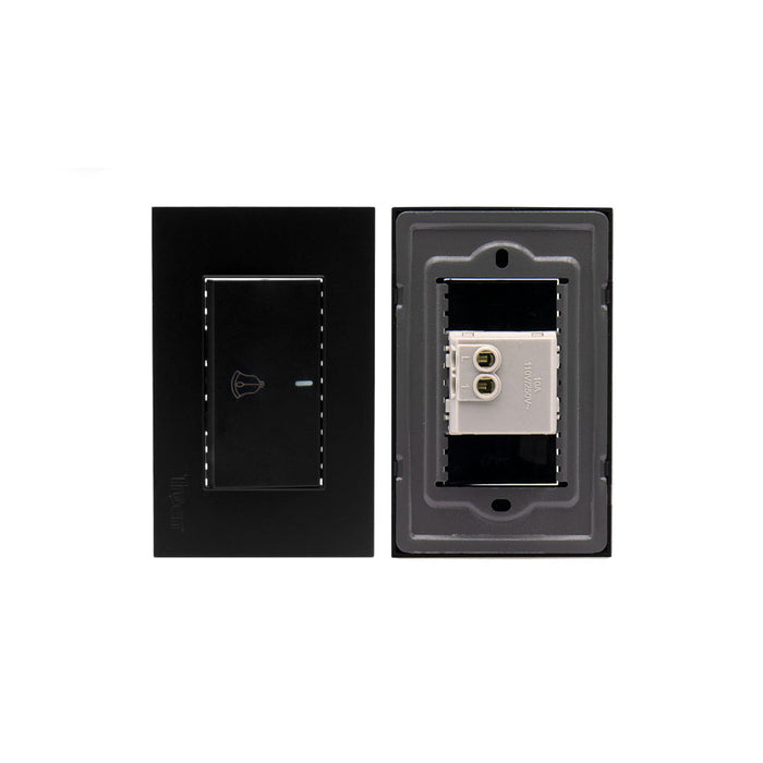 TIMBRE PARA CAJA RECTANGULAR TROEN NEGRO