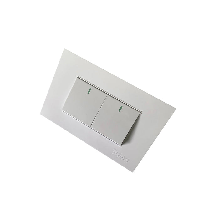 INTERRUPTOR DOBLE TROEN 3 WAY BLANCO