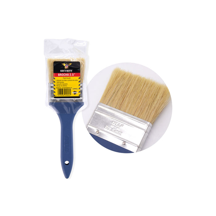 BROCHA SECURITY 2.5plg. (F. 300 PZA)