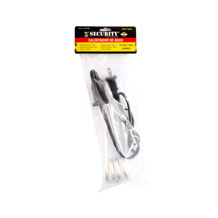 CALENTADORA DE AGUA SECURITY P-15LTS. 800W (F. 100 PZA)