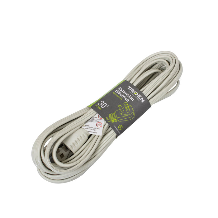 EXTENSION ELECTRICA TROEN POLARIZADA P-EXTERIOR 30FT (F. 10 PZA)
