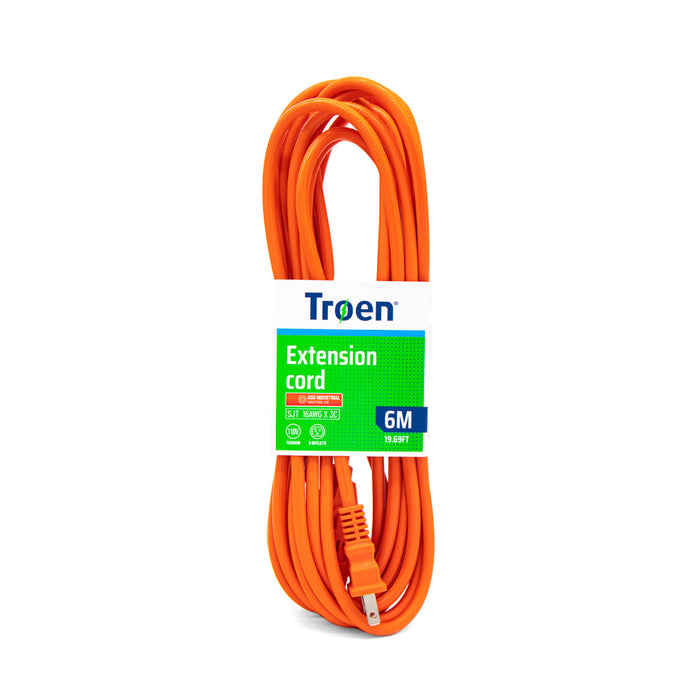 EXTENSION ELECTRICA TROEN POLARIZADA 6M (F.40 PZA )