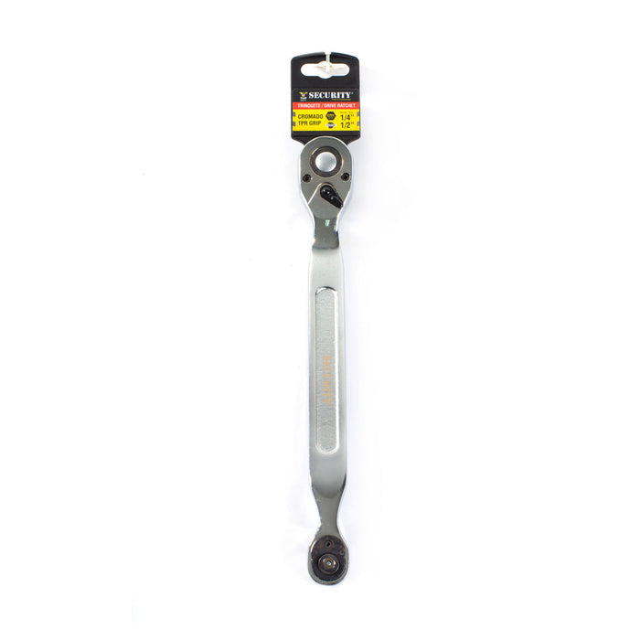 RATCHET SECURITY 0.25plg. Y 0.5plg. CROMADO (F. 25 PZA)