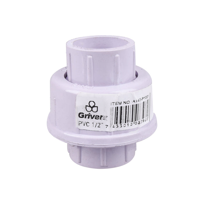 UNION DE PVC GRIVEN 0.5plg. (F. 200 PZA)