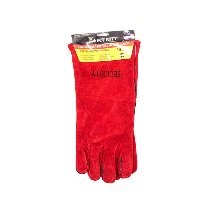 GUANTES SECURITY PARA SOLDAR ROJO (F. 60 PARES)