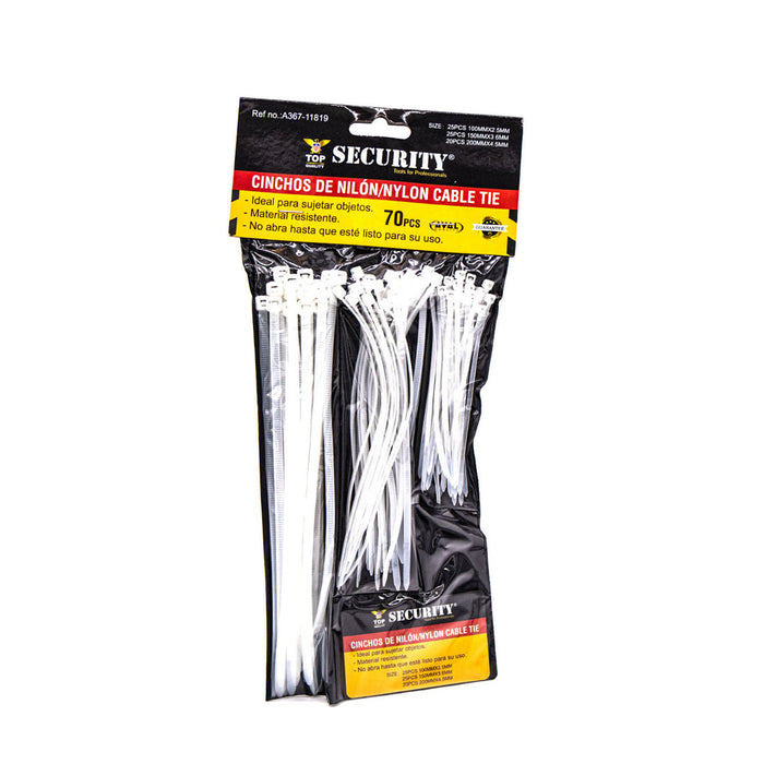 CINCHO PLASTICO SECURITY 100-150.200 MM (F. 96 PZA)