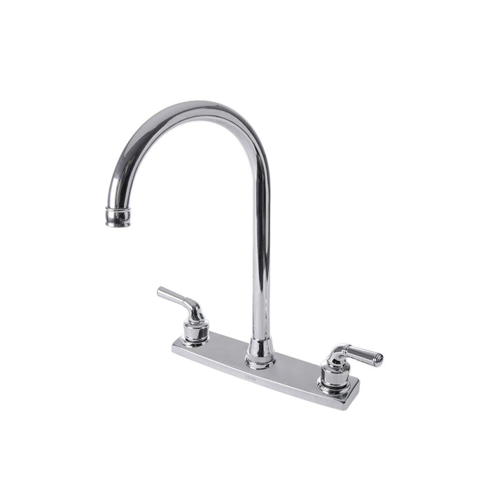 GRIFO GRIVEN P-FREGADERO DOBLE MANIJA 8plg. (F. 12 PZA)