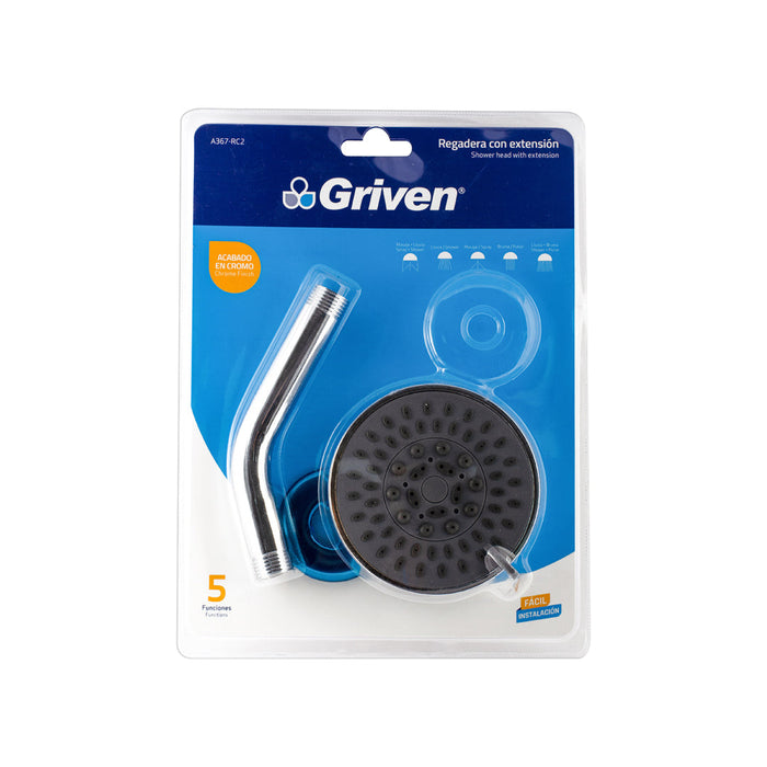 REGADERA GRIVEN C-EXTENSION 5 FUNCIONES (F. 24 SETS)