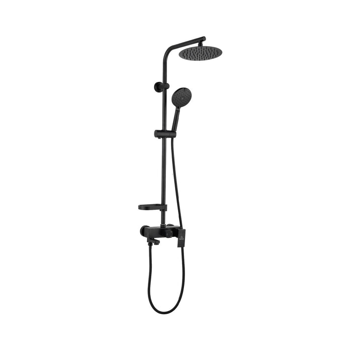 SET DE DUCHA COMPLETO GRIVEN NEGRO (F. 4 SETS)