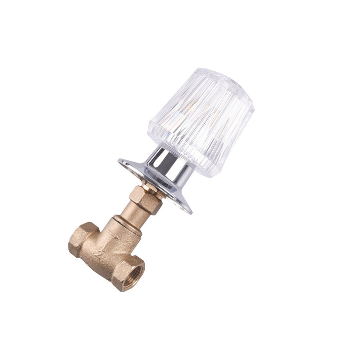 LLAVE PARA DUCHA GRIVEN INDIVIDUAL CUELLO LARGO MANGO ACRILICO (F. 40 PZA)