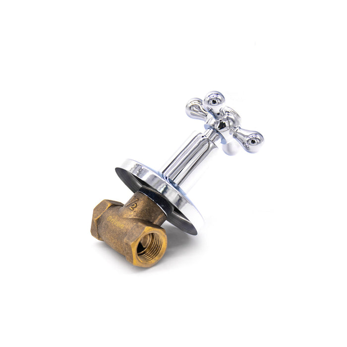 LLAVE P/DUCHA GRIVEN IND CUELO LLARGO CROMADO TIPO CRUCETA (F. 40 SETS)