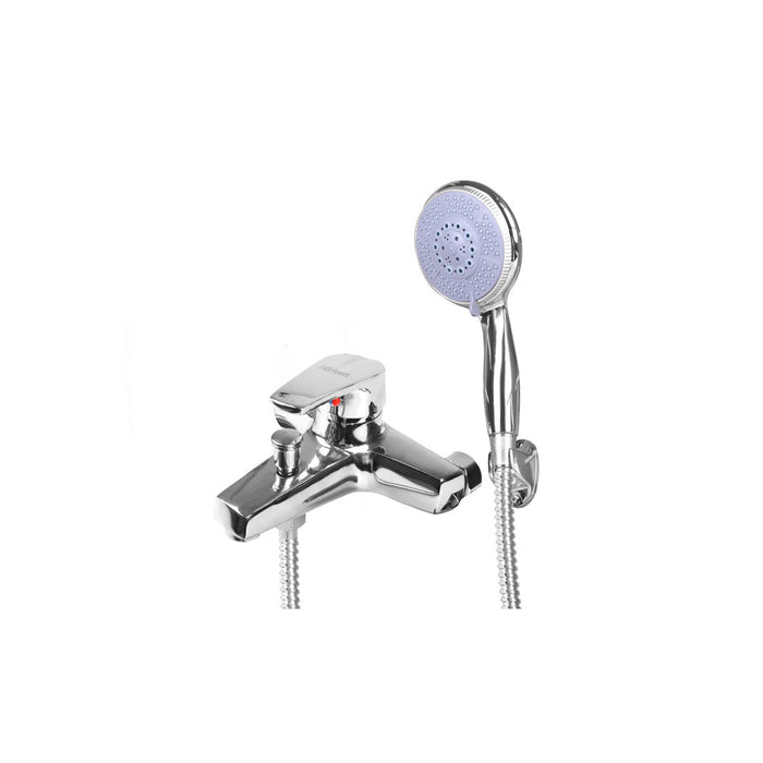 LLAVE PARA TINA GRIVEN CON REGADERA CROMADO (F. 12 SETS)