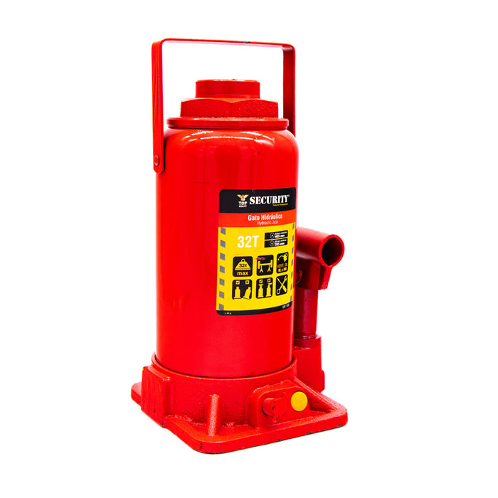 GATO HIDRAULICO SECURITY DE BOTELLA 32 TONELADAS (F. 2 SETS)