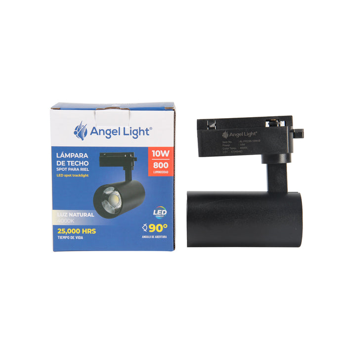 LAMPARA TIPO REFLECTOR DE RIEL ANGEL LIGHT 10W 90° NEGRO