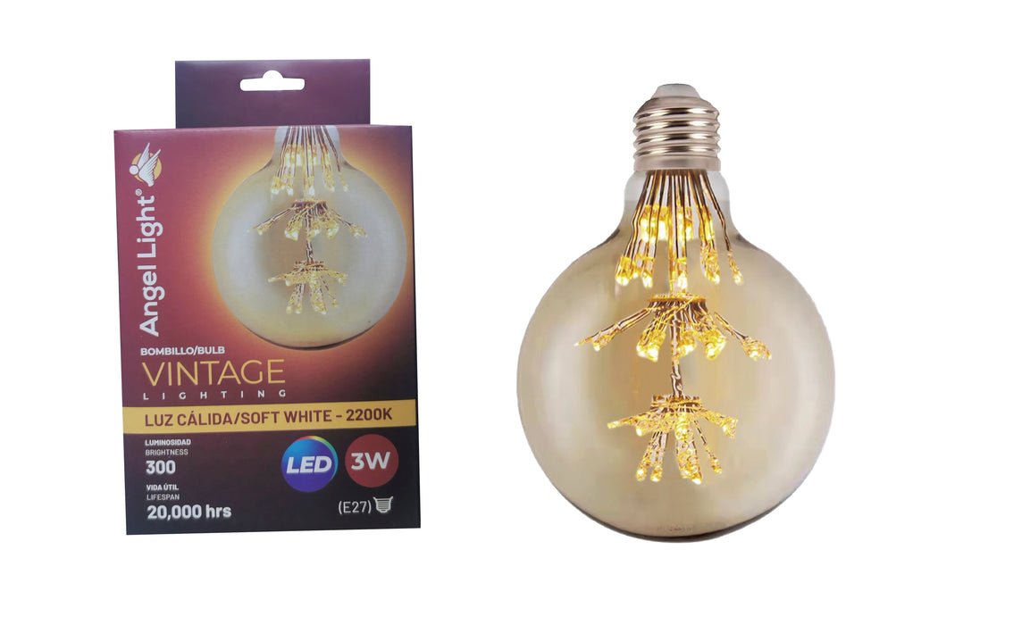 BOMBILLO LED 3W VINTAGE ANGEL LIGHT (F. 50 PZA)