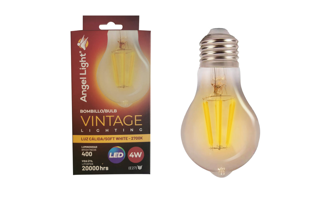 BOMBILLO LED ANGEL LIGHT VINTAGE 4W (F.50 PZA)