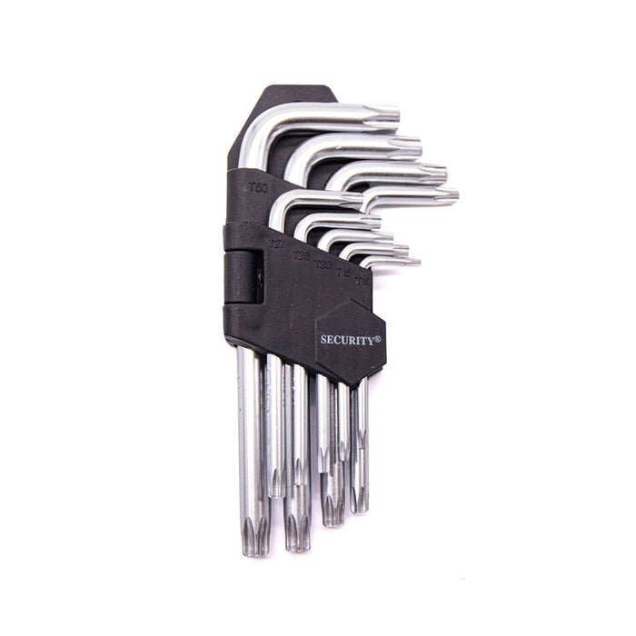 JUEGO DE LLAVES SECURITY TORX 9PCS (F. 80 SETS)