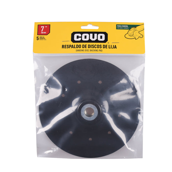 RESPALDO PARA DISCO DE LIJA COVO 7plg. (F. 60 PZA)