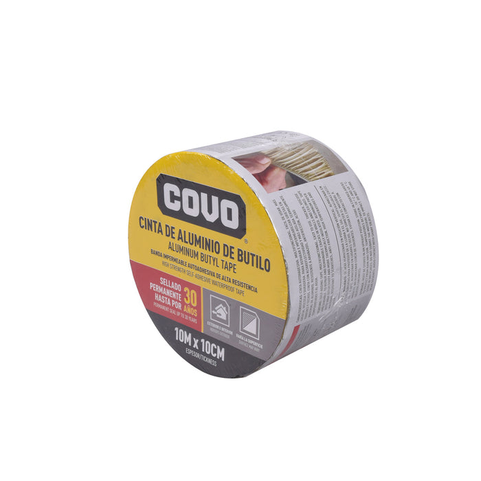 CINTA DE ALUMINIO DE BUTILO COVO (F. 10 ROLLOS)