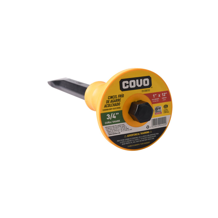 CINCEL FRIO COVO DE AGARRE ACOLCHADO 1plg.X12plg.(F.24 PZA.)