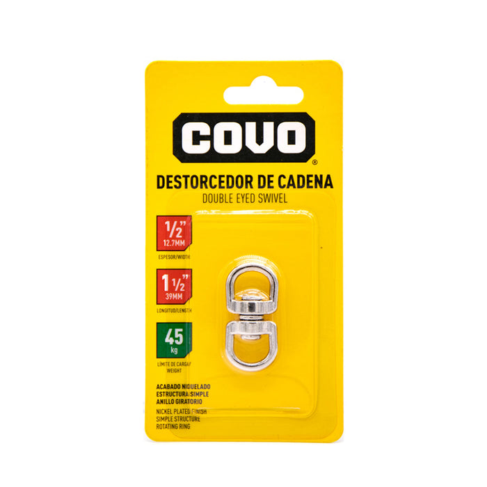 DESTORCEDOR DE CADENA COVO 0.5plg. (F. 240 PZA)