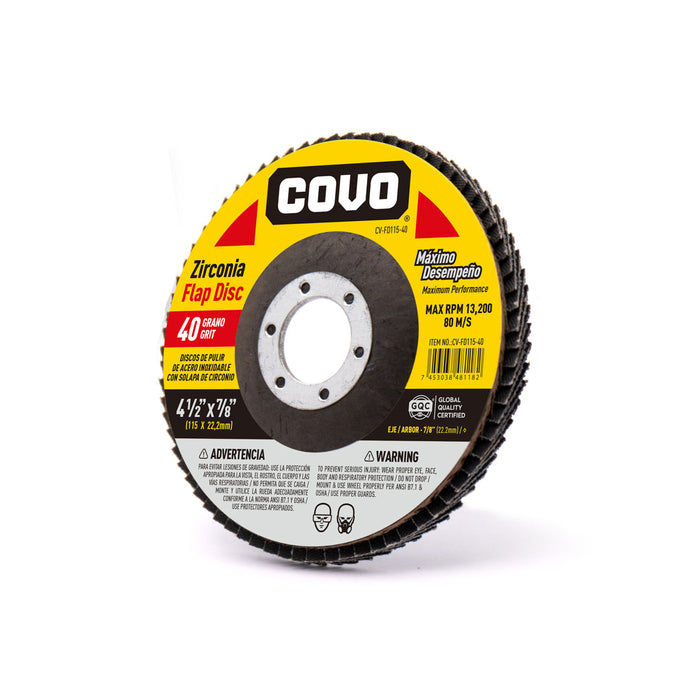DISCO COVO DE PULIR DE CIRCONIO 4 0.5plg. G40 (F. 200 PZA)