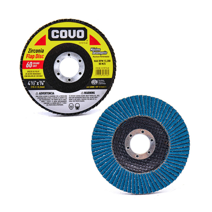 DISCO COVO DE PULIR DE CIRCONIO 4 0.5plg. G60 (F. 200 PZA)