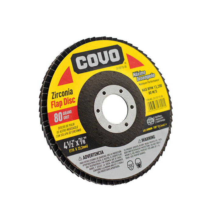 DISCO COVO DE PULIR DE CIRCONIO 4 0.5plg. G80 (F. 200 PZA)