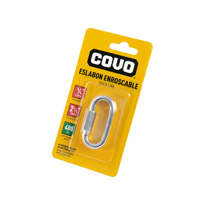 ARNES GANCHO 0.25plg. COVO SECURITY (F. 192 PZA)