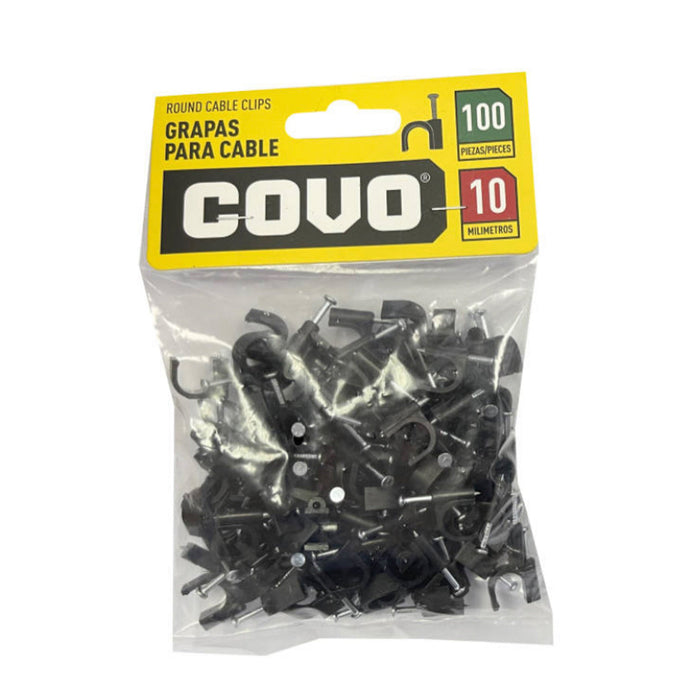 GRAPAS P-CABLES COVO NEGRAS No.10 (F. 100 BAG)