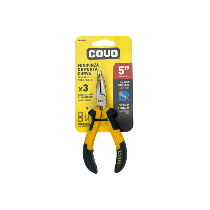 MINI PINZA COVO PUNTA CURVA 5"