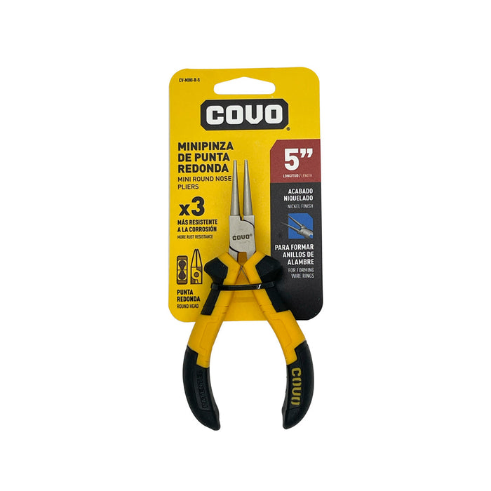 MINI PINZA COVO PUNTA REDONDA 5"