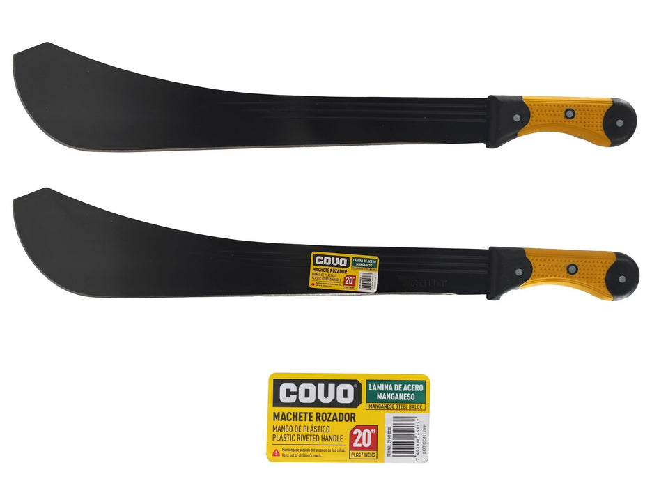 MACHETE ROZADOR COVO MANGO DE PLASTICO 20" (F. 48 PZA)