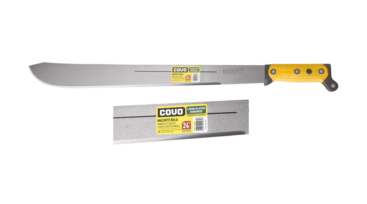 MACHETE RULA COVO MANGO DE PLASTICO 24" (F. 36 PZA)