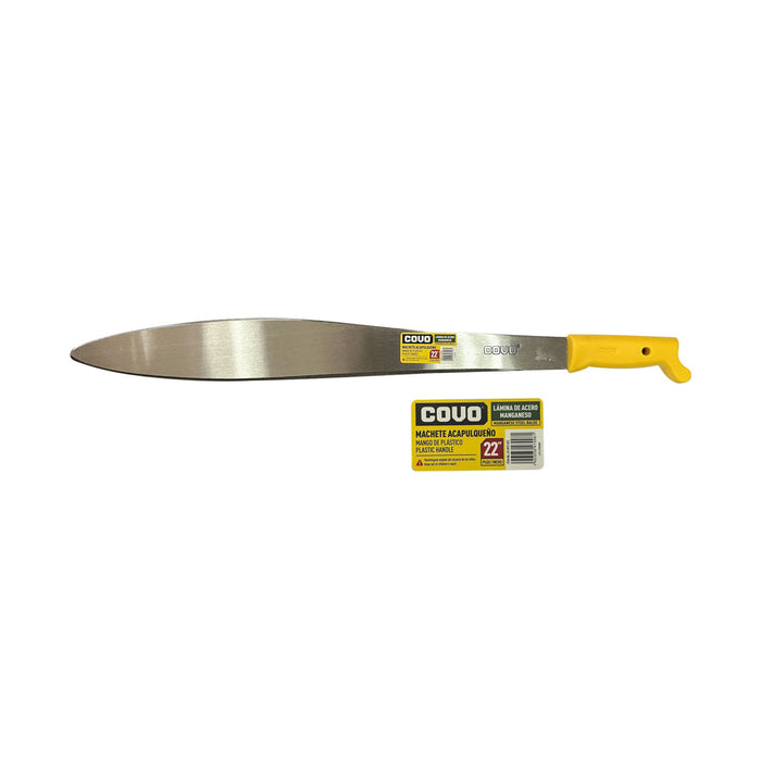 MACHETE ACAPULQUEÑO COVO MANGO PLASTICO 22"