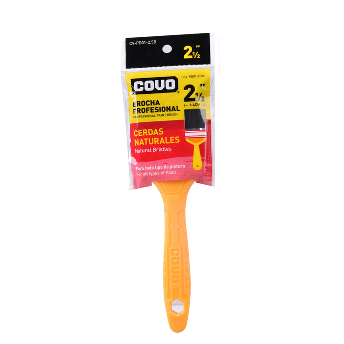 BROCHA COVO CERDA NEGRA 2.5plg. (F. 300 PZA)
